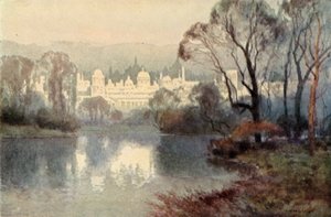セント・ジェームズ・パークからのホワイトホール (カラーリソ) 作： Ernest William Haslehust