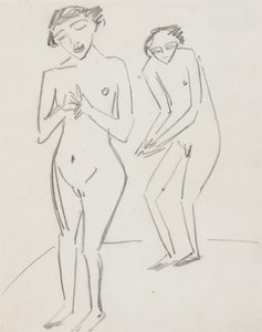 男性と女性 作： Ernst Ludwig Kirchner