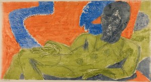 オットー・ミューラーの肖像 作： Ernst Ludwig Kirchner