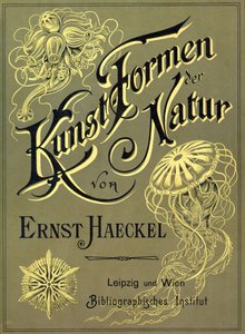 Ernst Haeckelによる「Art Forms of Nature」の表紙 作： Ernst (after) Haeckel