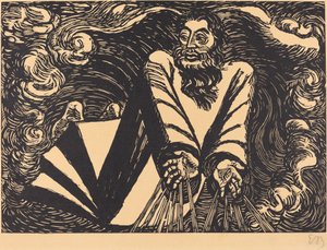 初日、1920 年。 作： Ernst Barlach