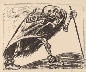 彷徨える死、1923年。 作： Ernst Barlach