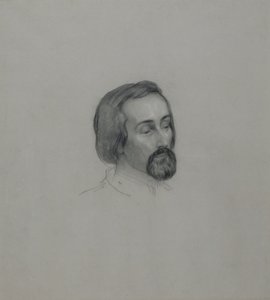 詩人ハインリッヒ・ハイネの肖像 1797-1856, 1851