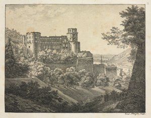 ハイデルベルク城六景 北東方面