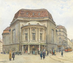 ウィーン市立劇場、1924年。