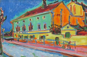 ダンス ホール ベルビュー [表]、19091910。 作： Ernst Ludwig Kirchner