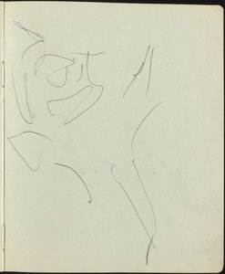 スケッチブックのダンサーとパフォーマーのページ、c。 1911年。 作： Ernst Ludwig Kirchner