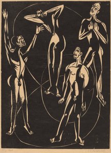 感情、1937年。 作： Ernst Ludwig Kirchner