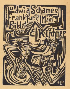 Ludwig Schames Frankfurt a Main Bilder von E L Kirchner Ludwig Schames Frankfurt..., 1919. 作： Ernst Ludwig Kirchner
