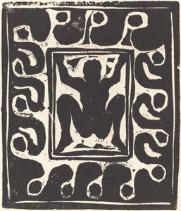 ヌードダンサー、1906年。 作： Ernst Ludwig Kirchner