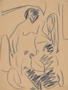ヌード・オン・ザ・ビーチ、1910年。 作： Ernst Ludwig Kirchner