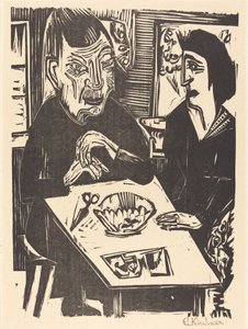 老若男女 老若男女、1921年。 作： Ernst Ludwig Kirchner