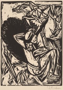 ガルハンター、1913年。 作： Ernst Ludwig Kirchner