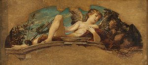 リエカ シティ シアターのリュネット デザイン 作： Ernst Klimt