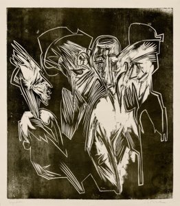 アブサロムと彼のガイド 作： Ernst Ludwig Kirchner