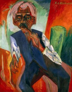 古い農家 作： Ernst Ludwig Kirchner