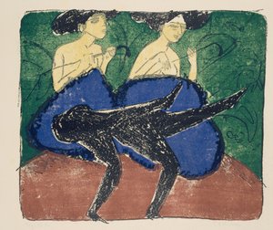 アメリカン・ガールズ 作： Ernst Ludwig Kirchner