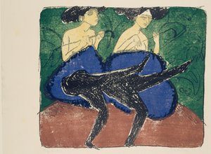  作： Ernst Ludwig Kirchner