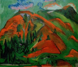 ツリーライン 作： Ernst Ludwig Kirchner