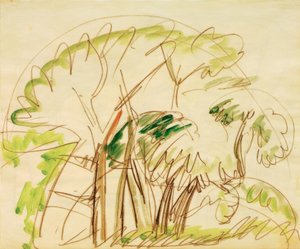 フェーマルンの木 作： Ernst Ludwig Kirchner