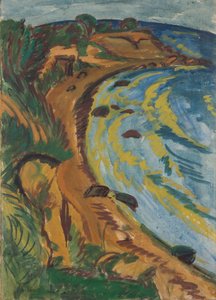 フェーマルン海岸の湾 作： Ernst Ludwig Kirchner