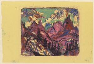  作： Ernst Ludwig Kirchner