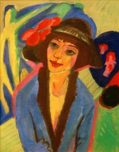 ゲルダの肖像 作： Ernst Ludwig Kirchner