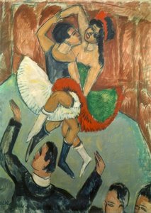 踊る黒人女性 作： Ernst Ludwig Kirchner