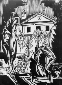 植物園（イエナ） 作： Ernst Ludwig Kirchner