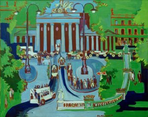 ブランデンブルク門、ベルリン 作： Ernst Ludwig Kirchner
