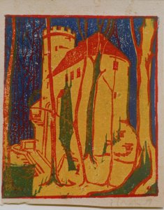 ラーベンシュタイン城 作： Ernst Ludwig Kirchner