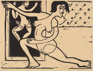 ダンサーの練習 作： Ernst Ludwig Kirchner