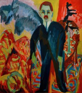 看護師 作： Ernst Ludwig Kirchner