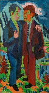友人 作： Ernst Ludwig Kirchner