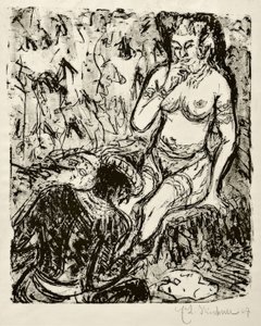 オマージュ 作： Ernst Ludwig Kirchner