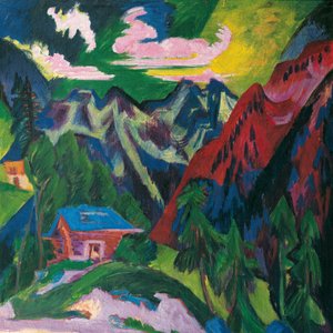 クロスタース山脈 作： Ernst Ludwig Kirchner
