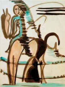 ライダー（1stメジャーバージョン） 作： Ernst Ludwig Kirchner