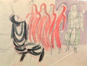 メアリーウィグマンズダンススクール 作： Ernst Ludwig Kirchner