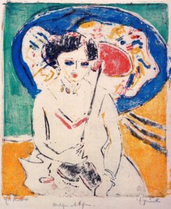 日陰のドードー 作： Ernst Ludwig Kirchner