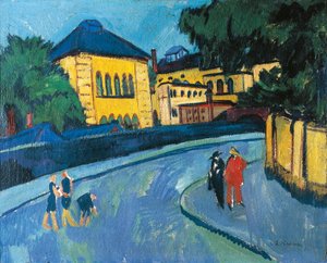 ドレスデン、フリードリッヒシュタット 作： Ernst Ludwig Kirchner