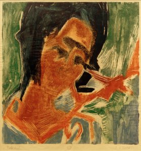 ELKirchner、若い女の子 作： Ernst Ludwig Kirchner