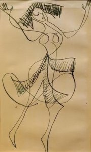 有頂天ダンサー 作： Ernst Ludwig Kirchner