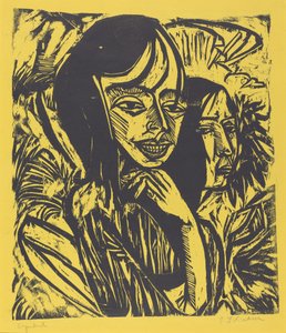 フェーマルンガールズ 作： Ernst Ludwig Kirchner