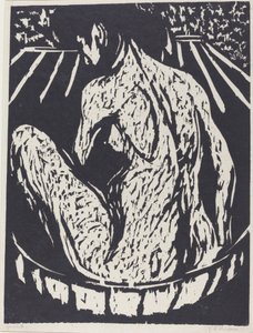 女性のヌード 作： Ernst Ludwig Kirchner