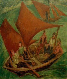 漁船 作： Ernst Ludwig Kirchner