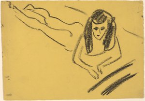 フレンツィ リクライニング 作： Ernst Ludwig Kirchner
