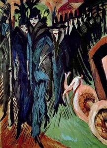フリードリッヒ通り 作： Ernst Ludwig Kirchner