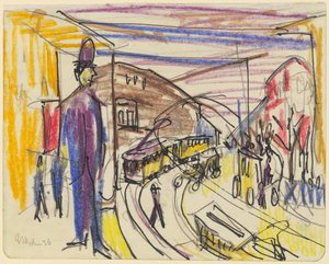  作： Ernst Ludwig Kirchner
