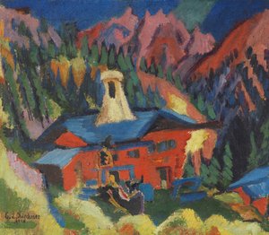 Stafelalp の家、1918-1919 年。