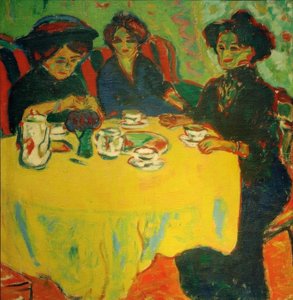 コーヒーテーブル 作： Ernst Ludwig Kirchner